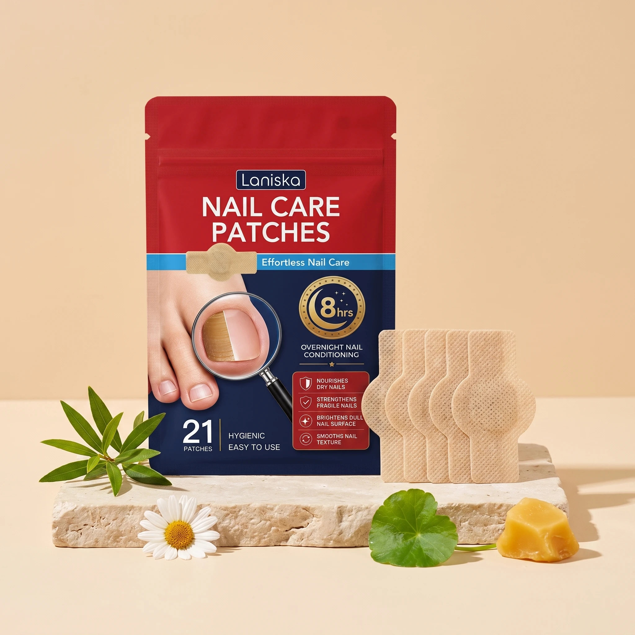 Nail Repair Patches Waterproof Nail Ingrown Correction Repair Damaged Nail Bed Reduce Nail Breakage Strengthen Fragile Weak Nail