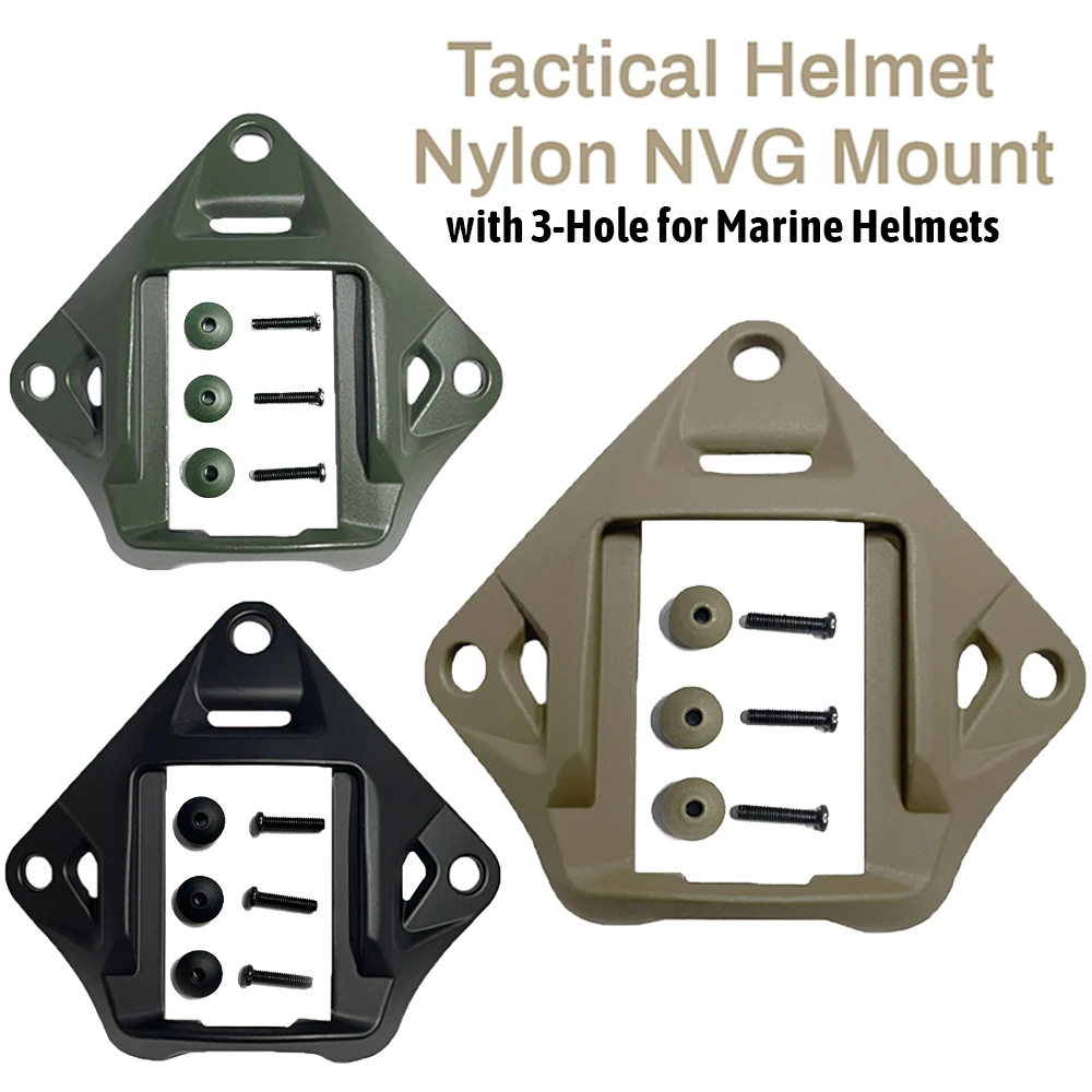 خوذة تكتيكية إطار جبل NVG كفن محول ألومنيوم 3 حفرة الهيكل العظمي جبل قوس السكك الحديدية لملحقات خوذة MICH السريعة
