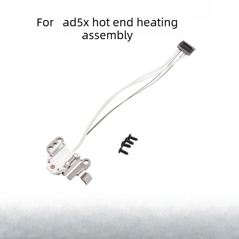 3D Printing Accessories FOR FlashForge AD5X Hot End Heating Kit Aluminum Alloy Hot End Base Heating Kit High Temperature