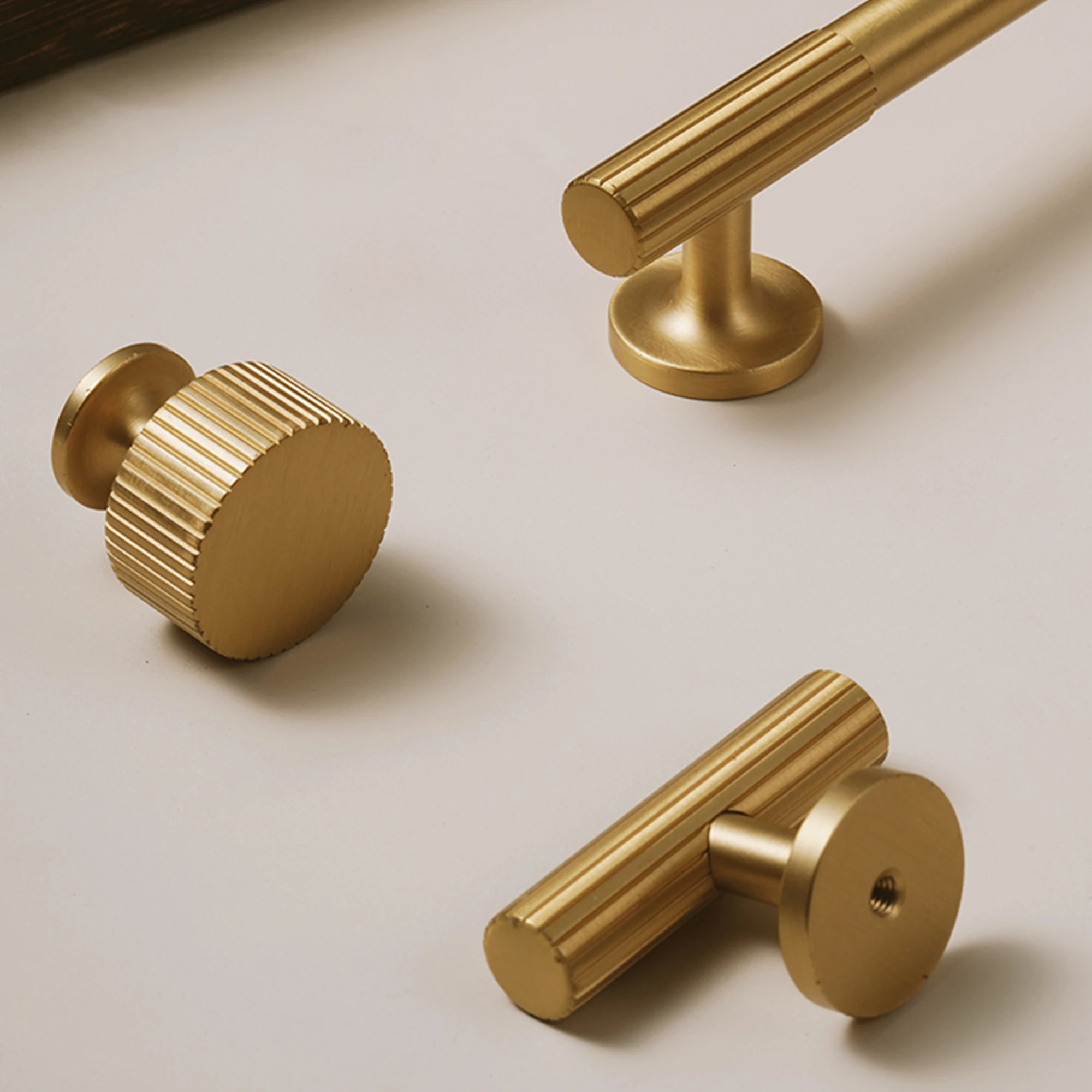 Beicai Brass Linear Furniture Handles Antique Brass Matt Nickel Silver Cupboard Wardrobe Dresser Shoe Box Drawer Cabinet Pulls