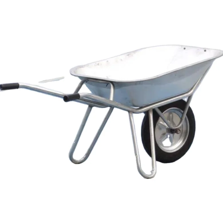 Professional Factory's Dual Wheel Heavy Duty Wheelbarrow Roll Container OEM Customizable for Construction Handling Loading