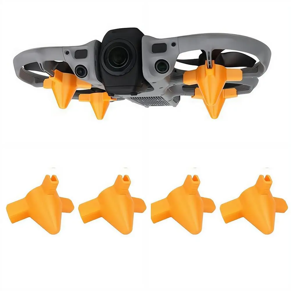 Height Boost Landing Gear for DJI AVATA 360 Drone Lightweight Snap On Design Plastic Risers Set of 4 Panoramic Mode Alert
