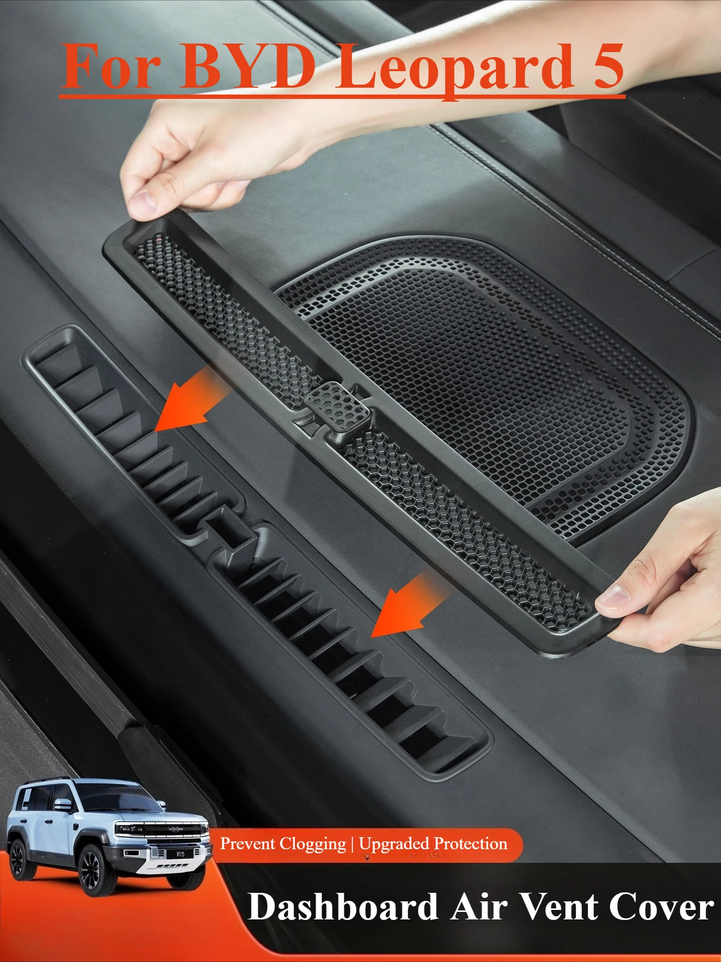 

For BYD Formula Leopard 5 Car Central Control Instrument Air Outlet Protection Cover