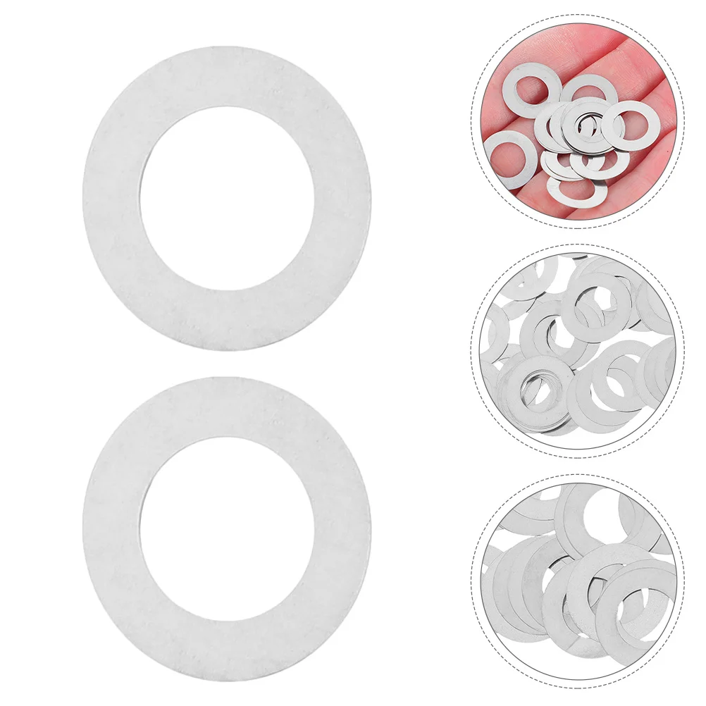 

100Pcs Door Handle Washers Stainless Steel Anti-Loosening Spacer Stabilizers for Home Office Use Shower Door Handle Washers