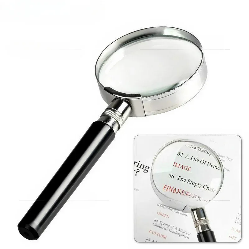 100mm Portable Handheld Handy Magnifier Glass Lens Magnification