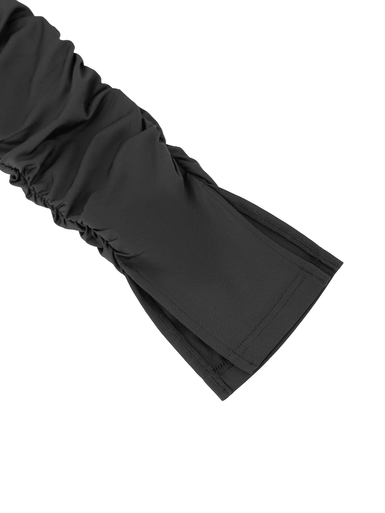 Celana panjang kasual wanita model lipit ketat berpinggang tinggi untuk musim gugur dan musim dingin