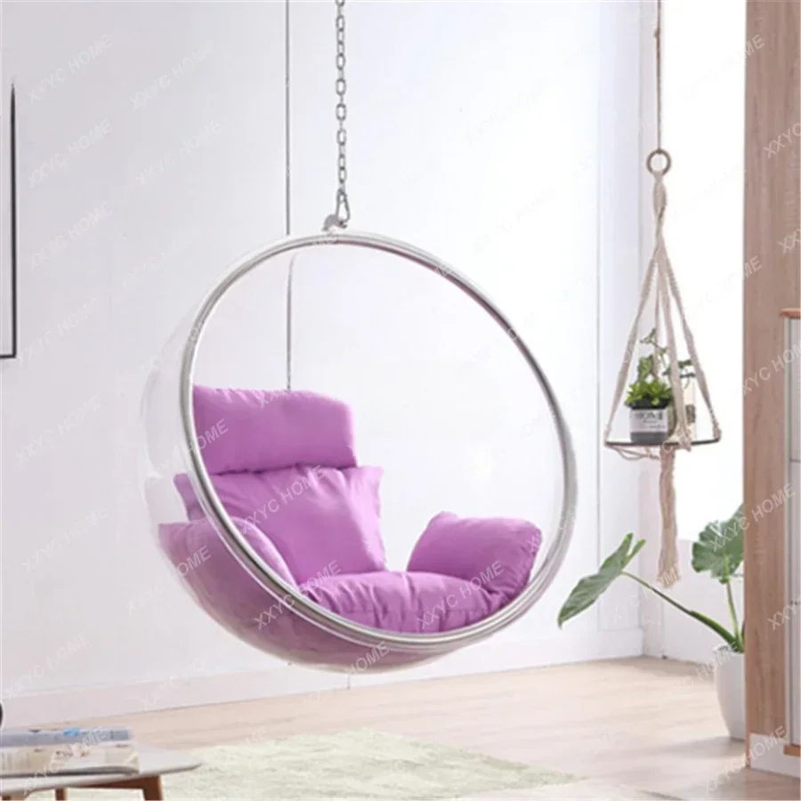 Prodgf 1 pz un Set trasparente ins Hanging Swing Bubble Chair