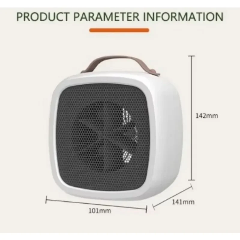 Portable Electric Heater 110V/220V Safe Intelligent Temperature Control Fast Heating Heater Suitable for Home Use Mini Heater