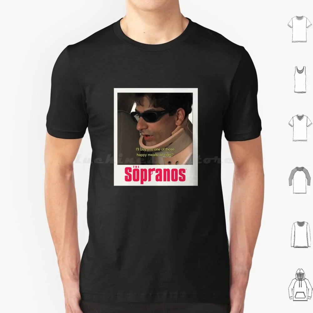 The Sopranos Christopher Moltisanti Happy Meal T Shirt Big Size 100% Cotton Tony Tony Soprano Tony Hawk The Sopranos Sopranos