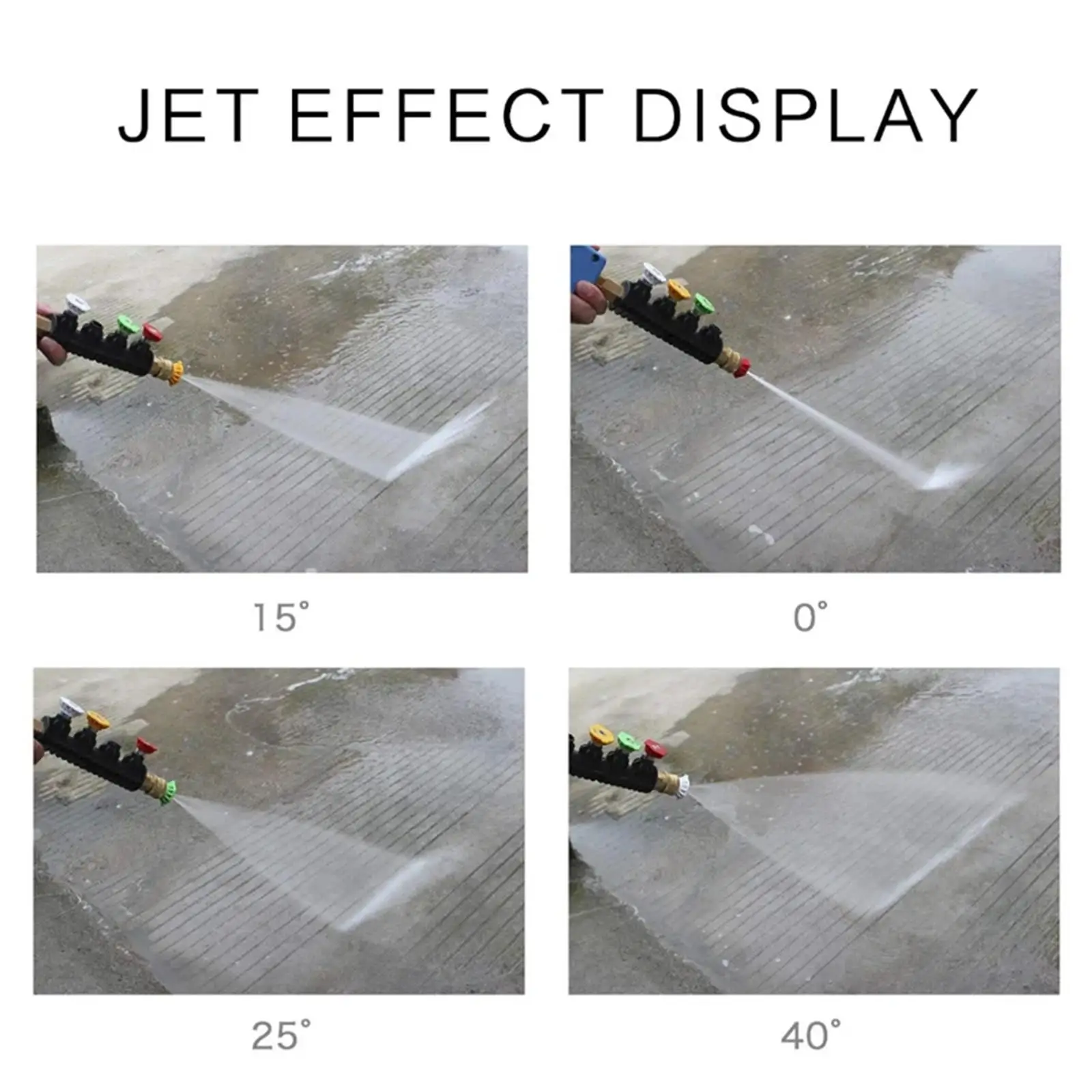 Pressure Washer Nozzle Easy Install Durable Pressure Washer Spray Nozzle Set