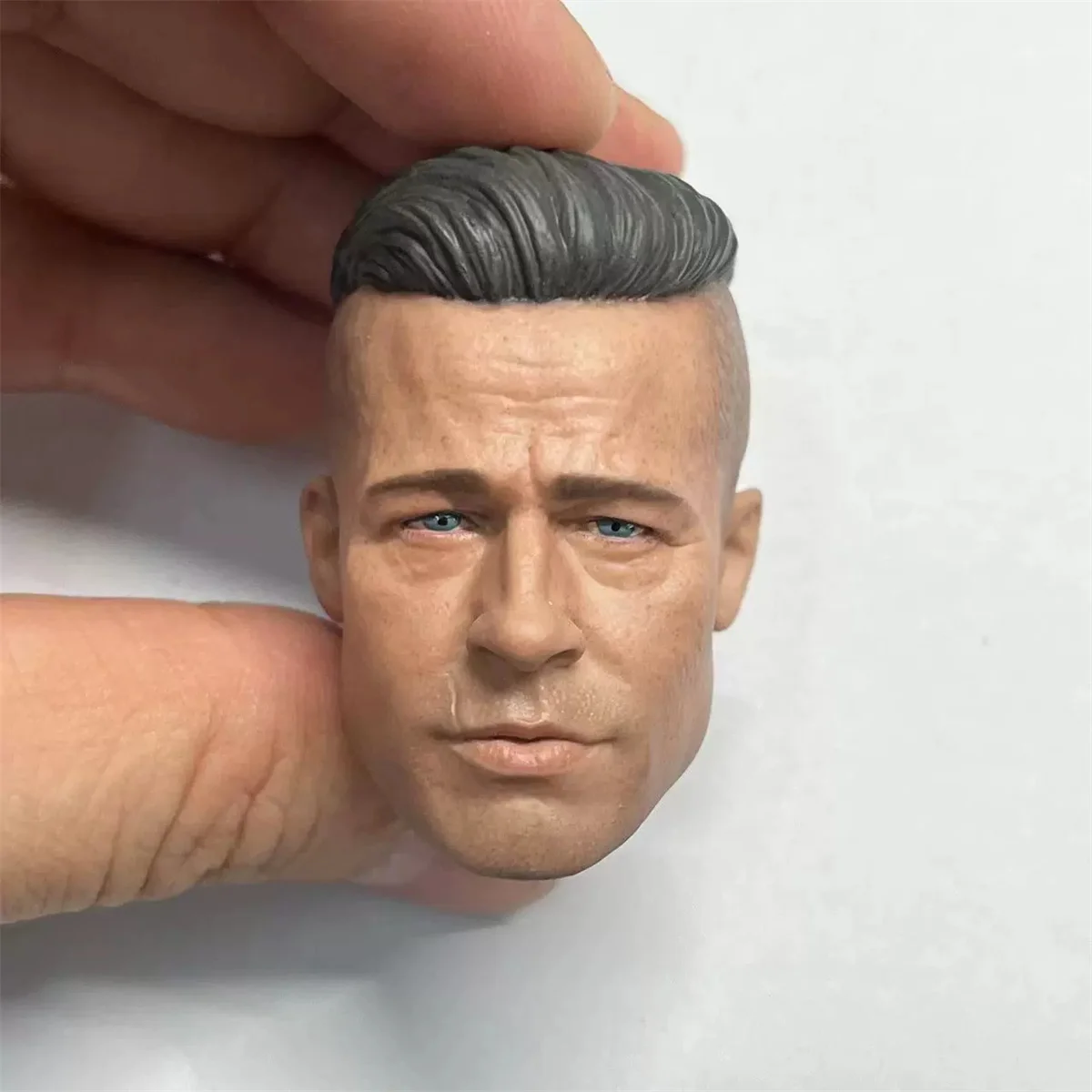 THREEQ-Sculpture de tête de Brad Pitt, figurine d'action, corps de collection, mise en œuvre de l'acteur américain, soldat Star 1/6 Fit 12, MG002, 1/6