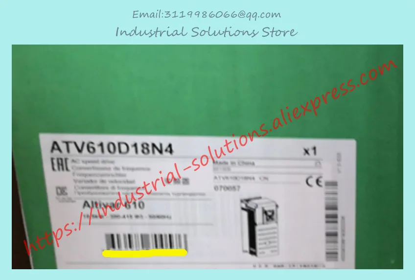 

New ATV610D18N4 18.5KW Inverter ATV610D18N4 Three-Phase 380~415V