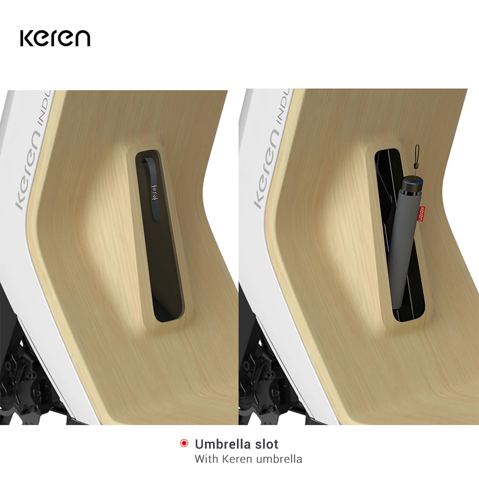 Picture 6: Keren Hydraulic Shock Absorber Two Wheeler Motor Cycle 60V 24Ah Lithium Battery Electric-moped