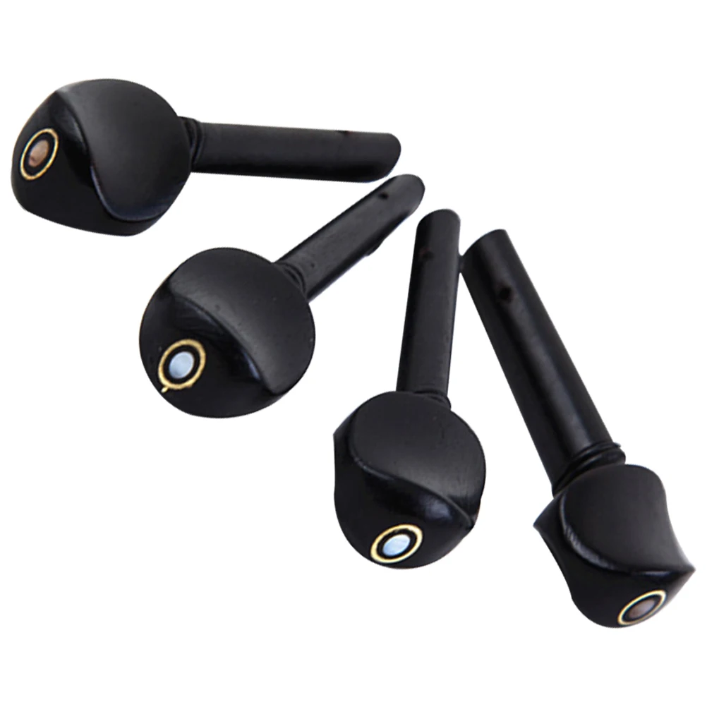 

Ebony String Violin Peg Replacement Accessories Wood Tuning Pegs Musical Instrument Part Supplies Parts