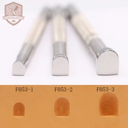 Leather Work Stamping Tool Carving Smooth background Pattern F053 Carving Leather Craft Zhongjiang Stamps