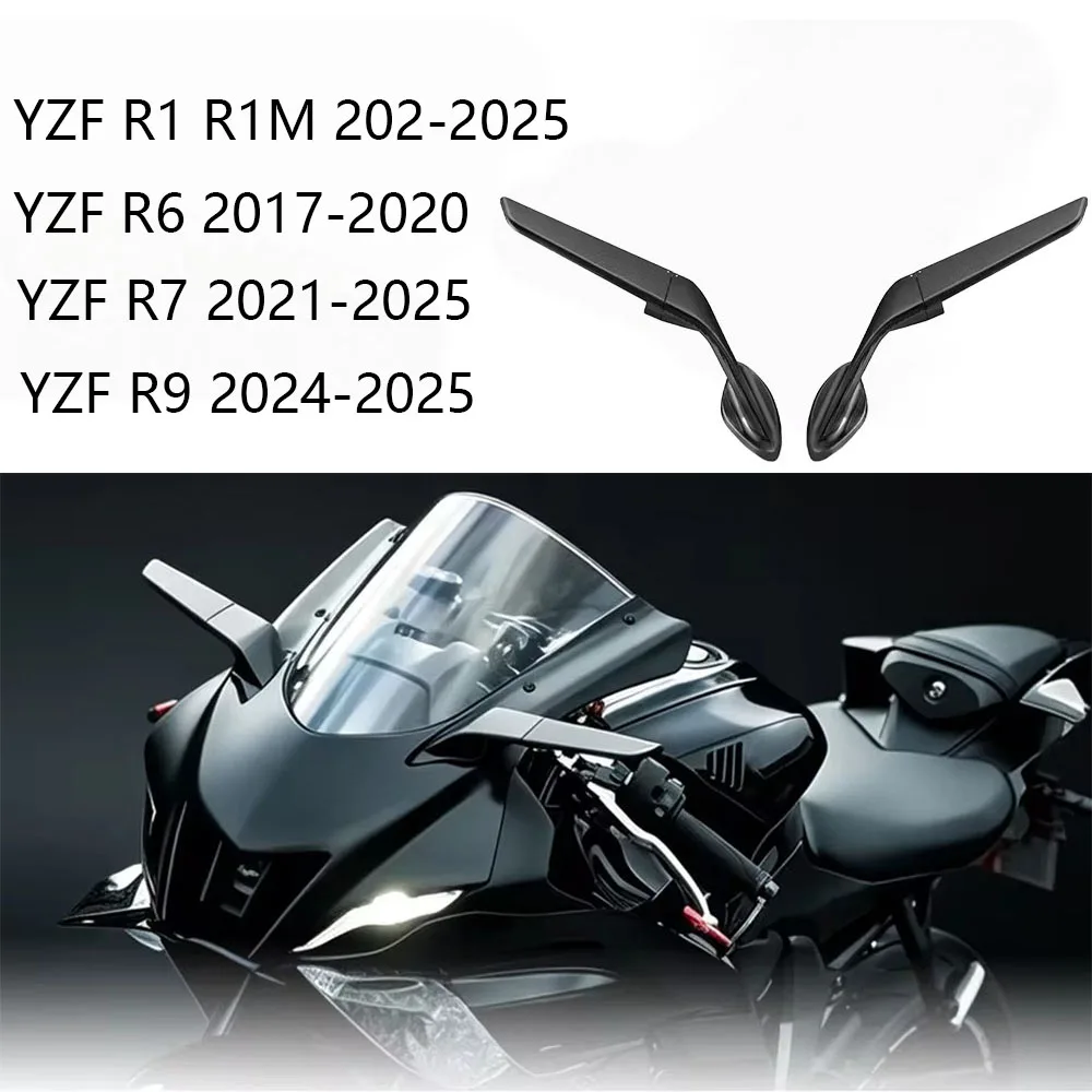 Motorcycle Stealth Mirrors for YAMAHA YZF-R1 YZF-R1M Accessories Adjustable Rear Mirror YZF R1 YZF R1M YZFR1 YZF R1M R1 Parts