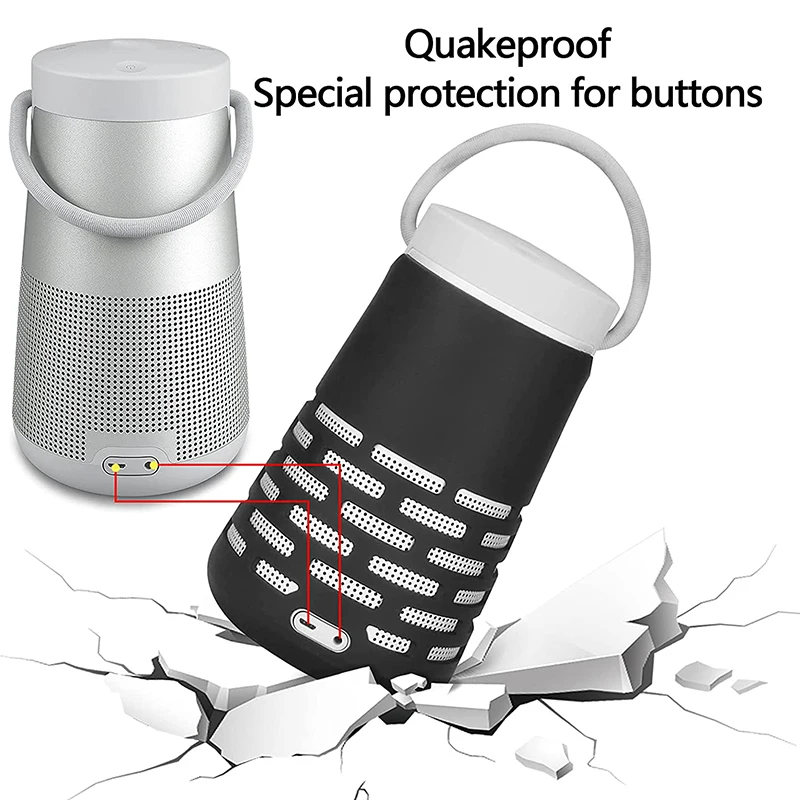 ZOPRORE Silikon Fall Abdeckung für Bose SoundLink Drehen + Plus Tragbare Bluetooth Lautsprecher Haut Abdeckung mit Lade Port Zugänglich