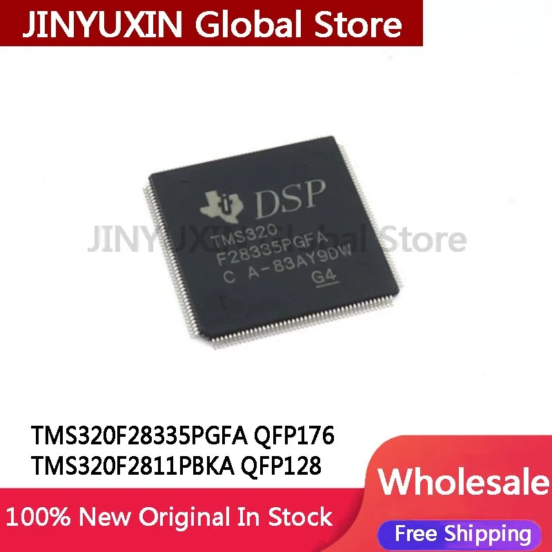1 pièce TMS320F28335PGFA TMS320F28335 QFP176 TMS320F2811PBKA QFP128 IC en Stock en gros