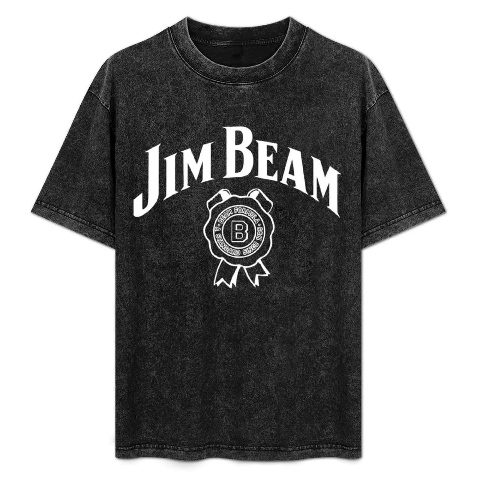 

Hot item jim beam logo T-Shirt anime clothes blue archive oversized t shirt men