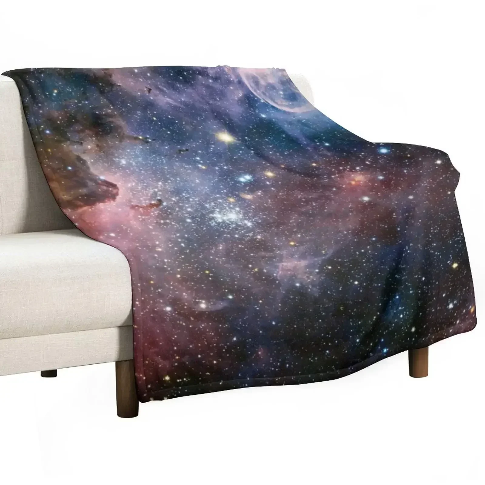 

Galaxy - Nebula 01 Throw Blanket for babies blankets and throws Furrys Moving Blankets