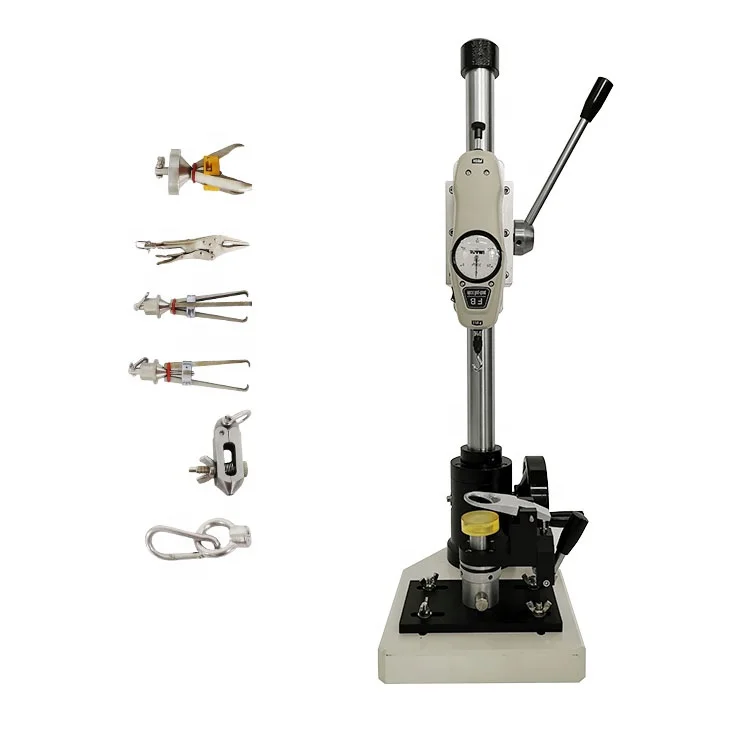 

Textile Snap Button Pull Test Machine ,Snap Button Pull Tester, Toys Clothes Button Tensile Tester