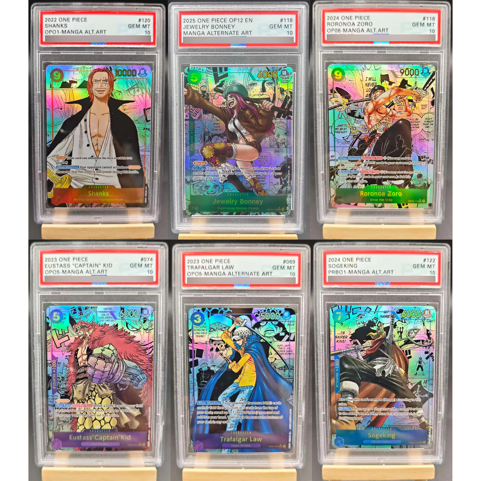 

Diy Self Made One Piece English Shanks Zoro Luffy Rating Card OPCG Sabo Hancock Bonney Sanji Copy Version Anime Collection Cards