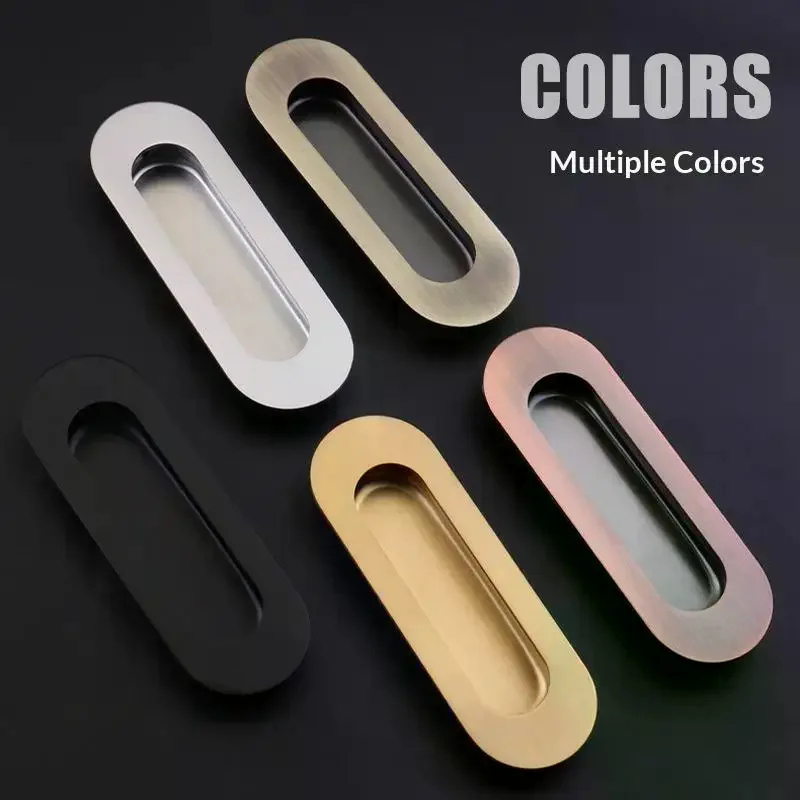 Stainless Steel Concealed Handle Built-in Concealed Sliding Door Sliding Door Drawer Handle Built-in Black Gold Handle Bronze