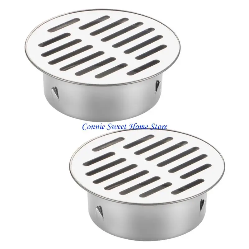 LXAF Sturdy Round Drain Covers for Hotel and Bathroom Daily Use Easy Installion