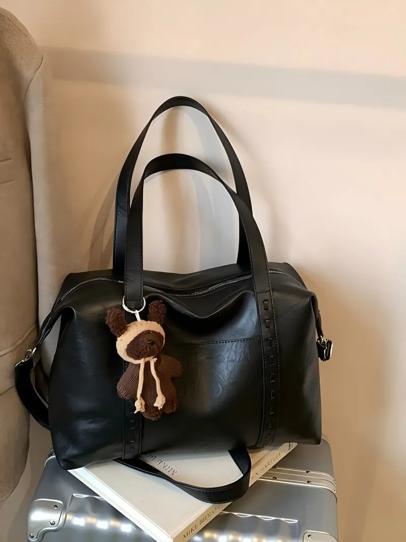 

CGCBAG Casual Lage Capacity Women Tote Bag Simple Commuting Designer Luxury Female Shoulder Bag High Quality PU Leather Handbag