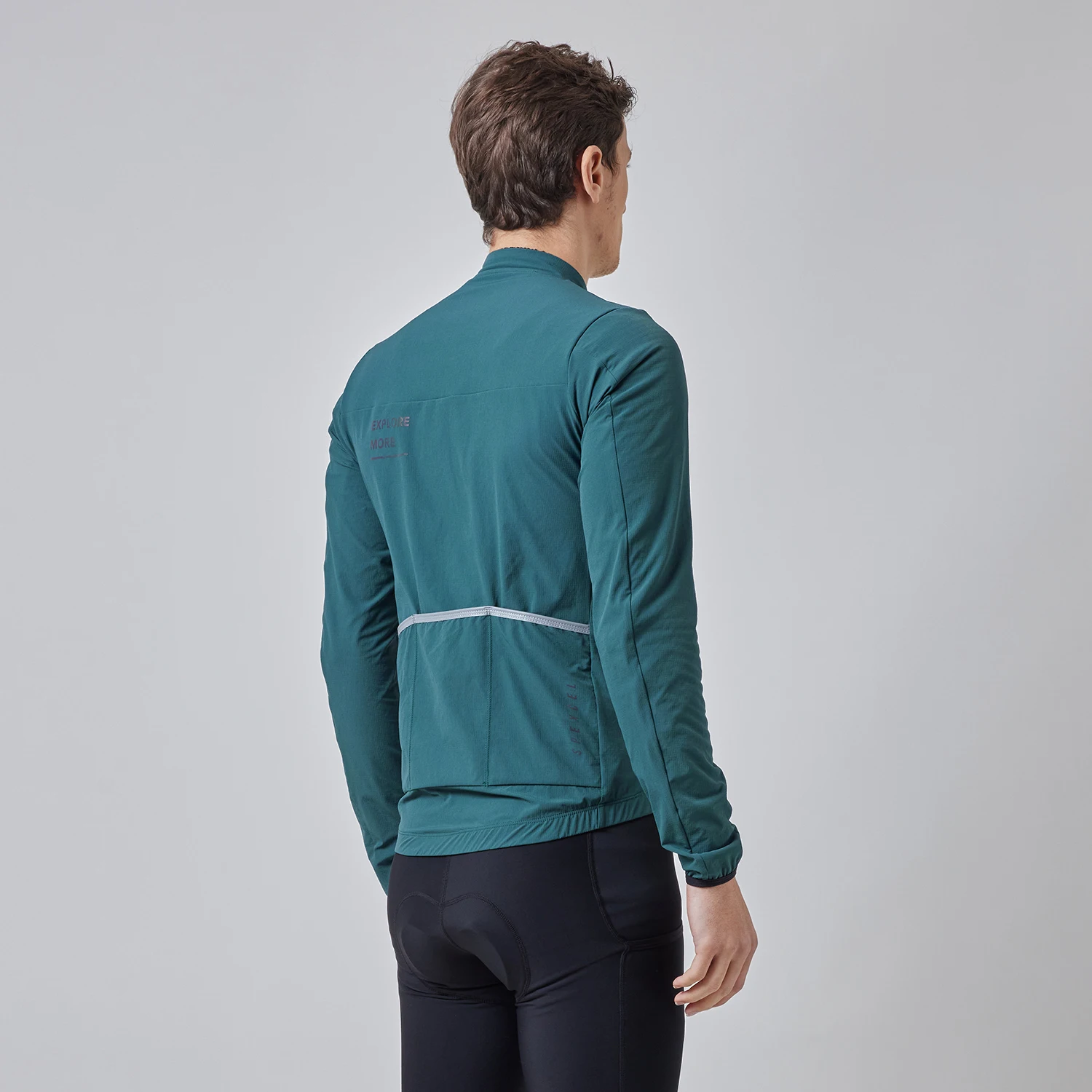 SPEXCEL 22-isolierte Jacke Explore 3-Jahreszeiten-Radjacke aus winddichtem und thermischem Fleece im Inneren, 2-lagig, mit Brusttasche – Detail 3