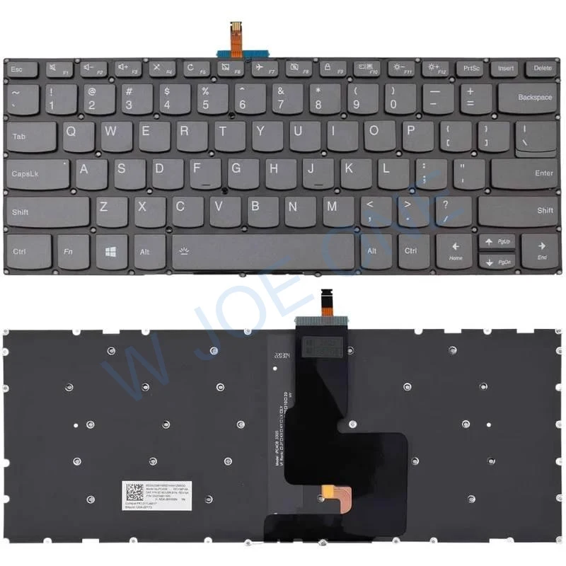 Teclado Retroiluminado SZ+ para Lenovo V14-ADA V14-ARE V14-IGL V14-IIL V14-IKB V14-IWL 120S-14IAP 130S-14IGM 320-14ISK 320S-14IKB KBR