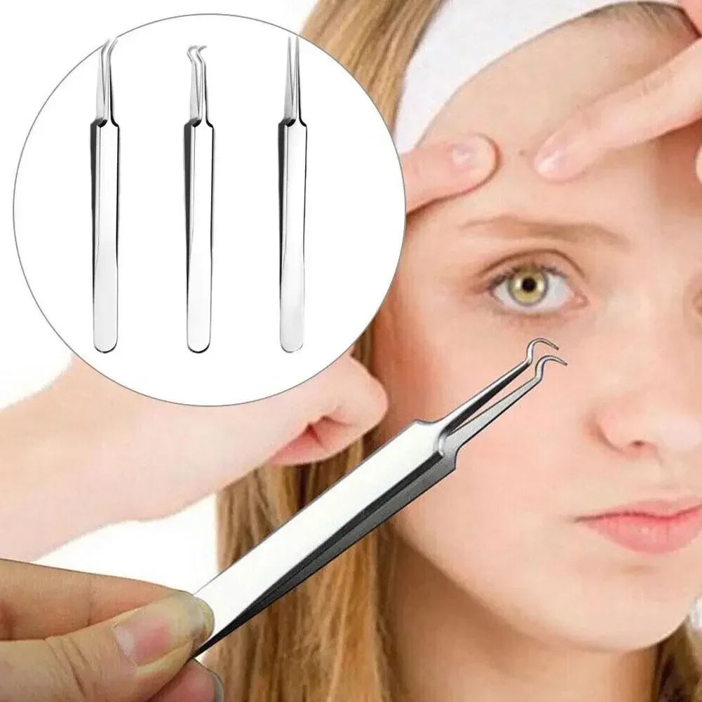 Ultra-fine Cell Pimples Blackhead Clip Tweezers Beauty Salon Scraping & Closing Artifact Acne Needle Tools Beauty-health