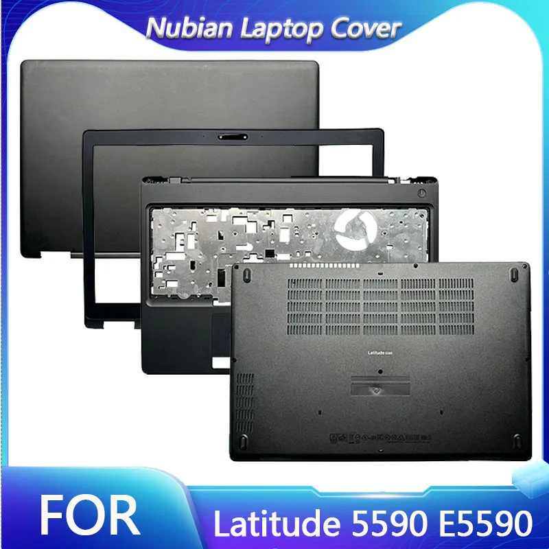 

NEW For Latitude 5590 E5590 Black Laptop LCD Back Cover/Front Bezel/Hinges/Palmrest/Bottom Case