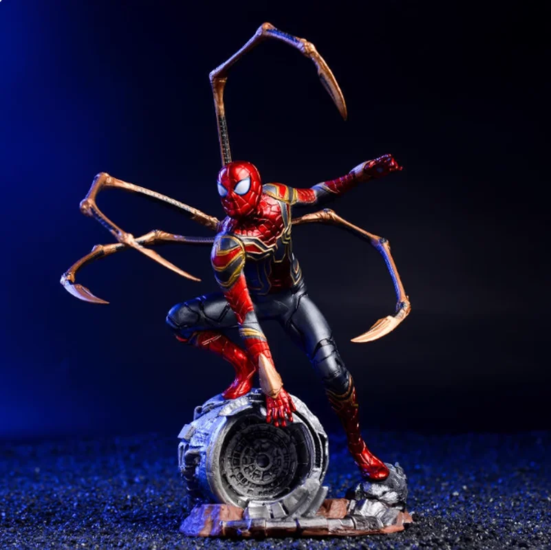 spot-steel-spider-man-hero-expedition-hand-made-high-quality-model-statue-car-ornaments-gifts-children's-toys-birthday-gifts