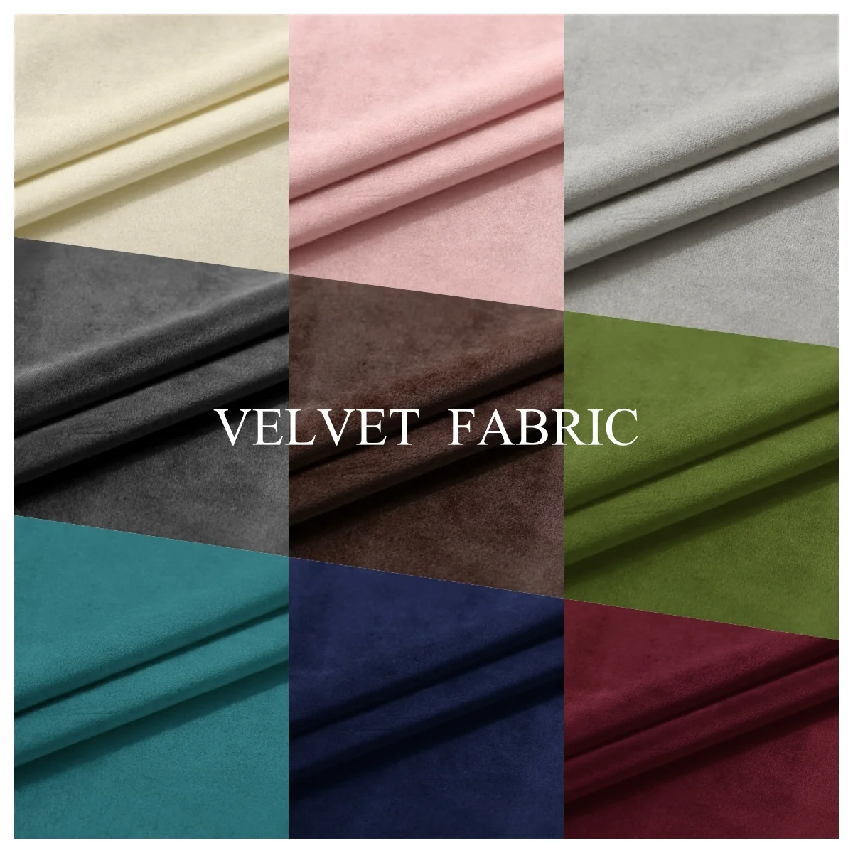 1M/2M Matte Plain Velvet Fabric 140cm Wide for Sofacovers Tablecloth Curtains Sewing Skin-friendly Velvet Cloth Soft Droop