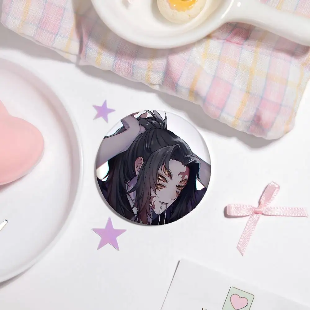 K-kokushibos O-السراويل الفنية شارات زر PinsBrooch الإبداعية مضحك يقتبس شارة الملابس على ظهره مجوهرات هدية للأطفال الأصدقاء