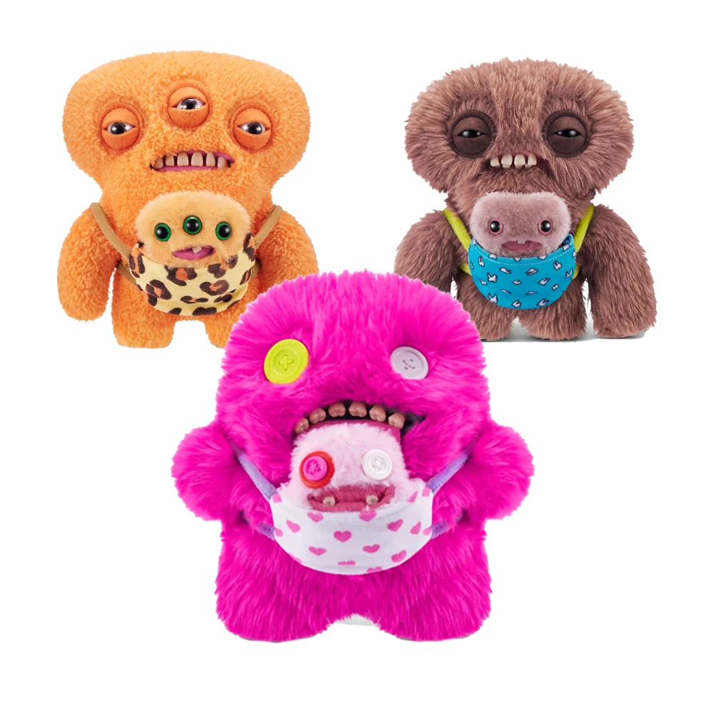 

Original Fuggler Plush Toy Ugly Tooth Monster Mini Rascals Series Oogah Boogah Squidge Annoyed Alien Suspicious Fox Fugg Soft