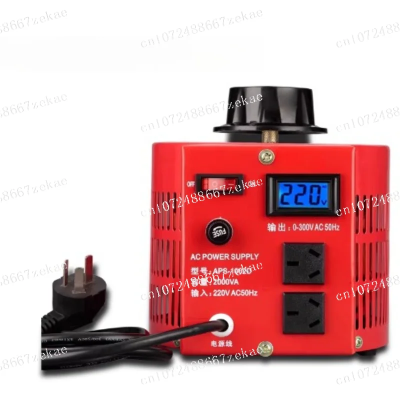0-300V Adjustable AC Voltage Regulator 220V Single Phase APS-500W 0.5KW Variable Transformer Variac