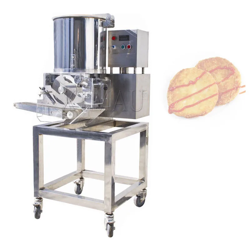 Máquina automática para fazer hambúrguer, 100mm de diâmetro, hambúrguer, prensa para hambúrguer