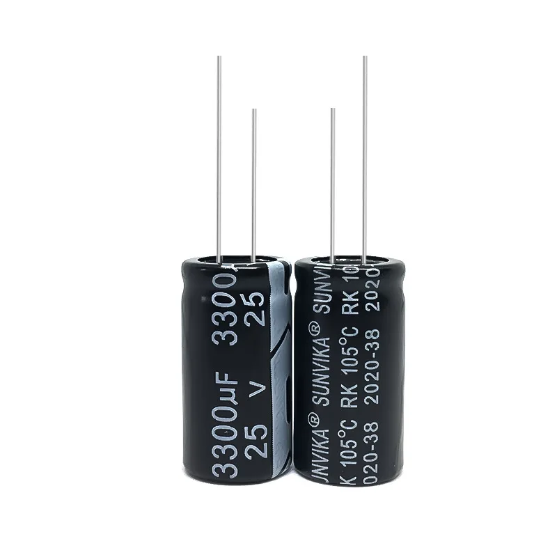 

30pcs 25V 3300uF Electrolytic Capacitor 13x25 16x25mm Radial for Switching Power Supply