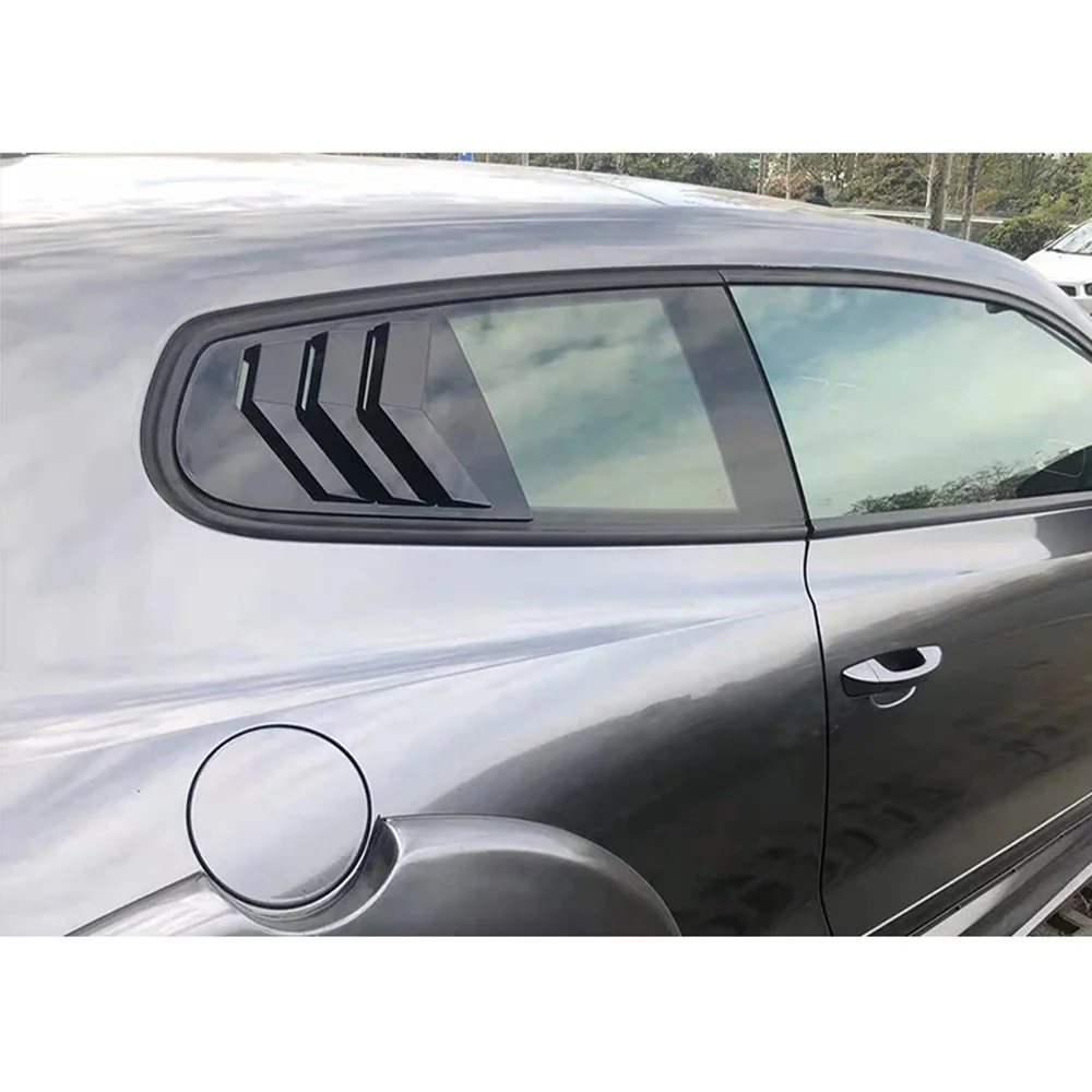 Car Rear Louver Window Side Shutter Cover Trim Sticker Vent Scoop For Volkswagen VW Scirocco 2009 - 2018 Car Accessories