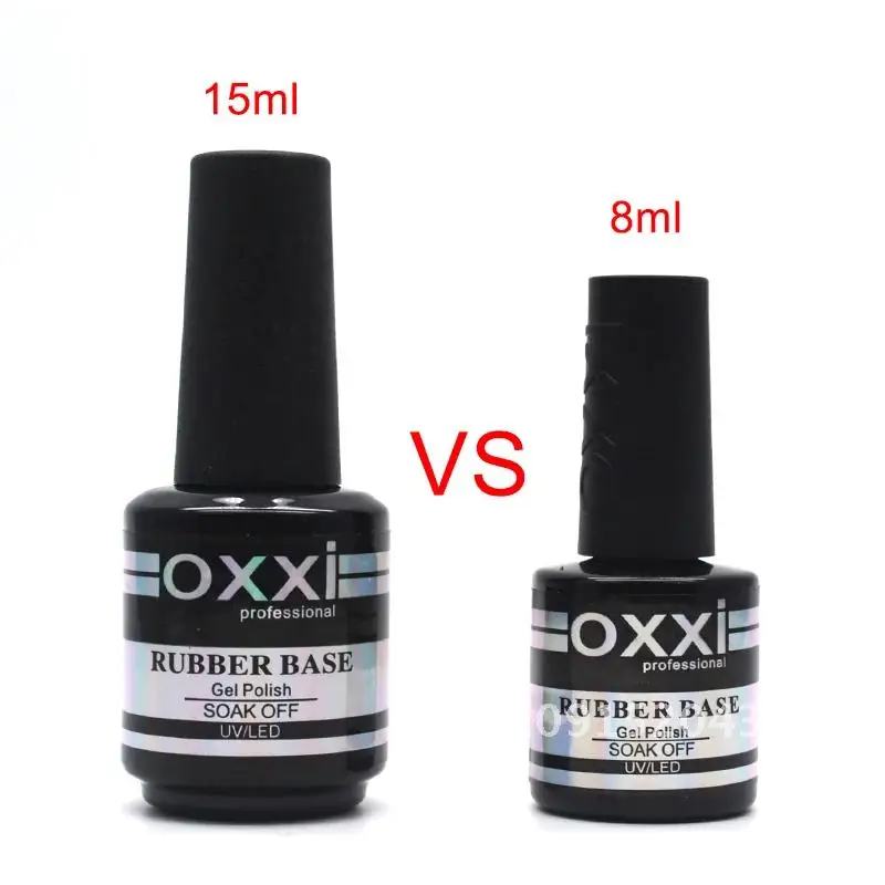 Oxxi ล่าสุด 15ml เล็บฐานยาง Coat กึ่งถาวร UV GEL เคลือบเงา Primer สําหรับเล็บ Matte Top Coat เล็บฐาน TOP Gellak