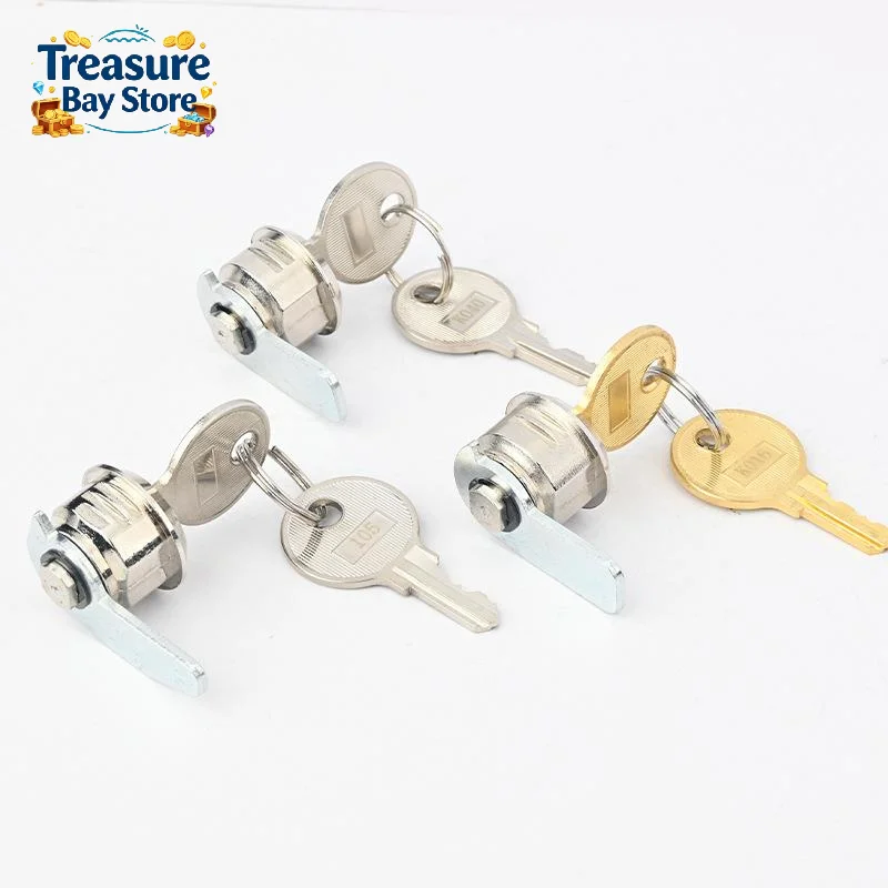 Zinc Alloy Cash Register Mailbox Lock Drawer Lock With 2 Keys Cabinet Lock For Storage Cabinets Lockers Hardware Accessory
