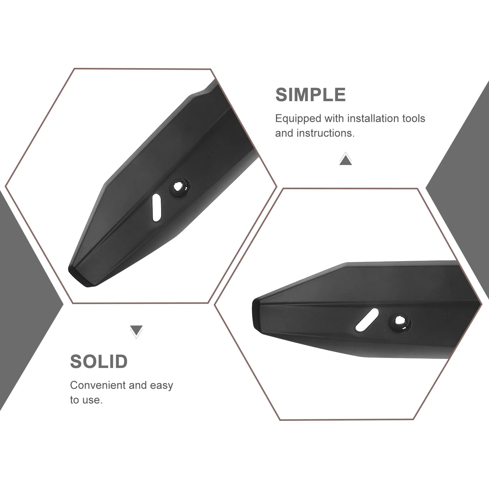 

Sturdy Heat Shield Motorcycle Exhaust Guard Cover Durable Plastic Insulation Protection For Southeast Asia Multiple Brands