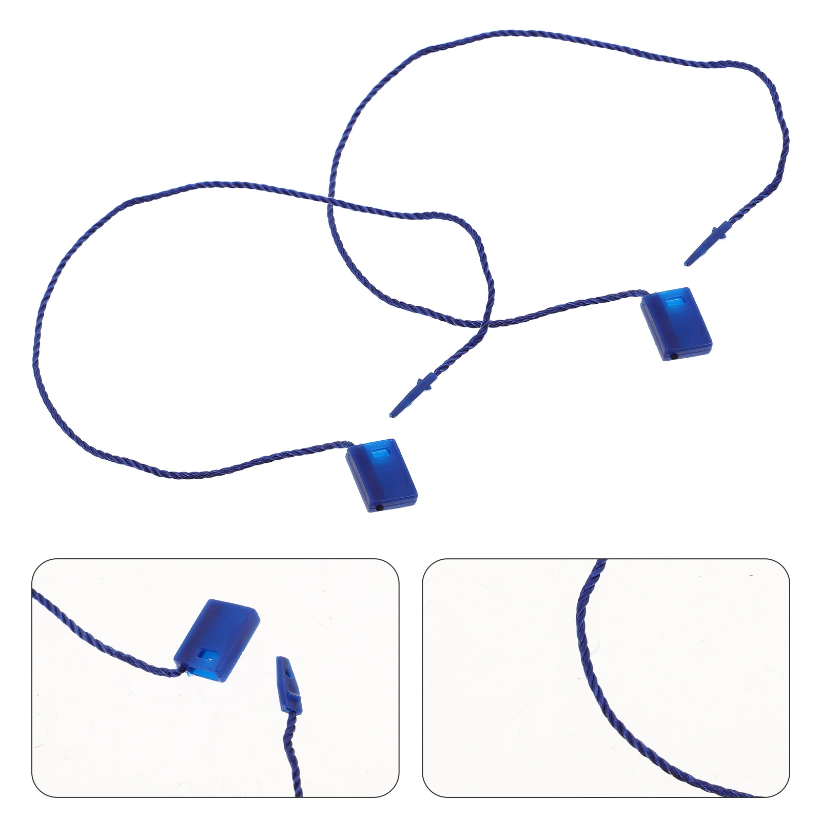 

Durable Plastic Square Buckle Hang String Stylish Clothing Multi-Functional Rope For Garment Labeling Swing Tickets Luggage