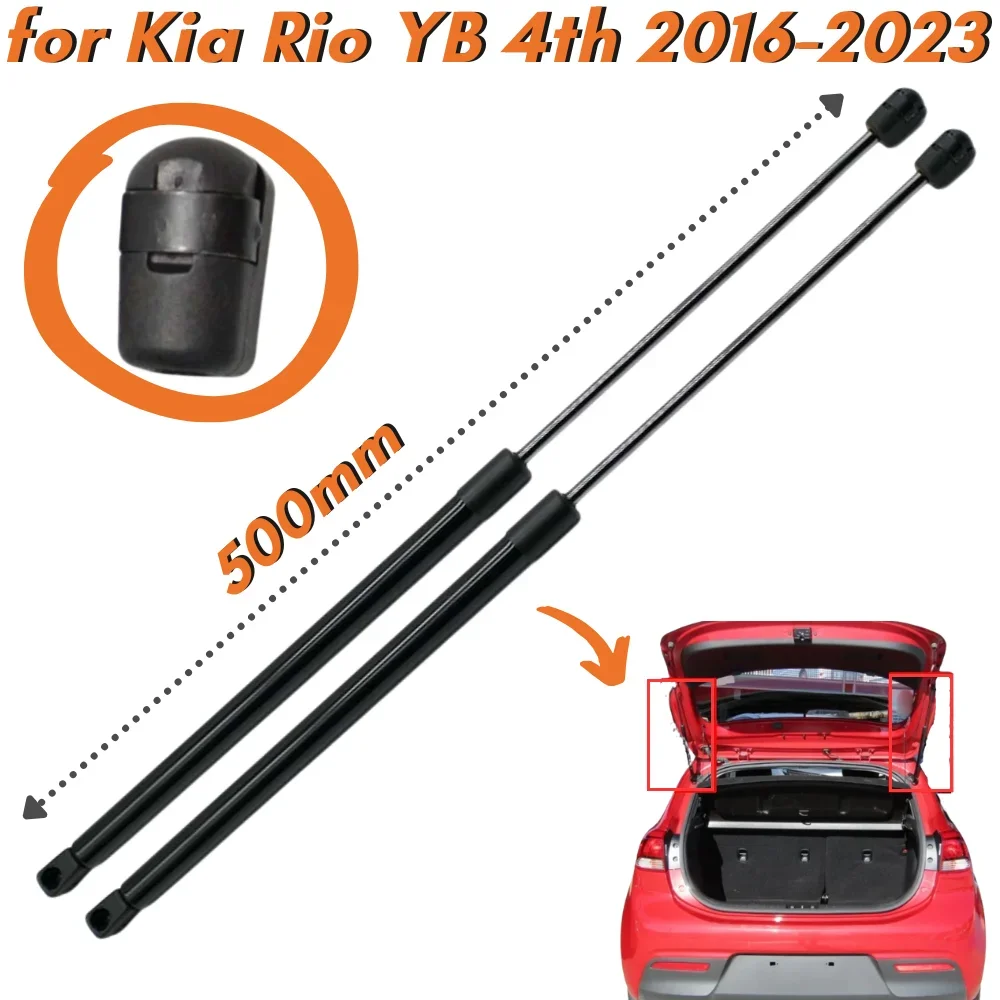 

Qty(2) Trunk Strut for Kia Rio Tonic YB 4th 5-door Hatchback 2016-2023 Rear Tailgate Boot Lift Support Gas Spring Shock Absorber