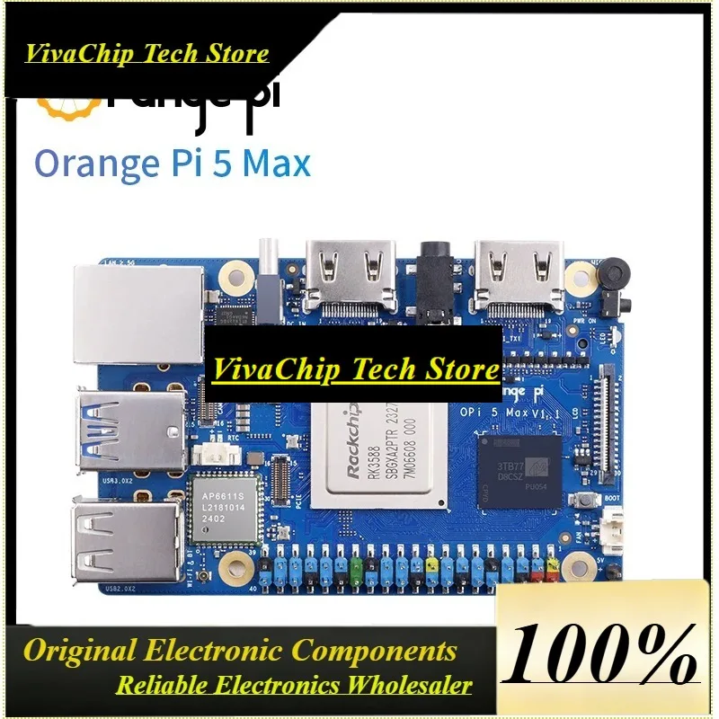 RoRuSOrange Pi 5 Max (8GB) Single Board Computer OrangePi 5 Max 8GB SBC