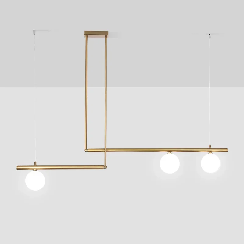 

Modern Design Nordic Chandelier for home Glass Ball Chandelier suspension lamp Kitchen Dinning Room Hanglamp gold/black