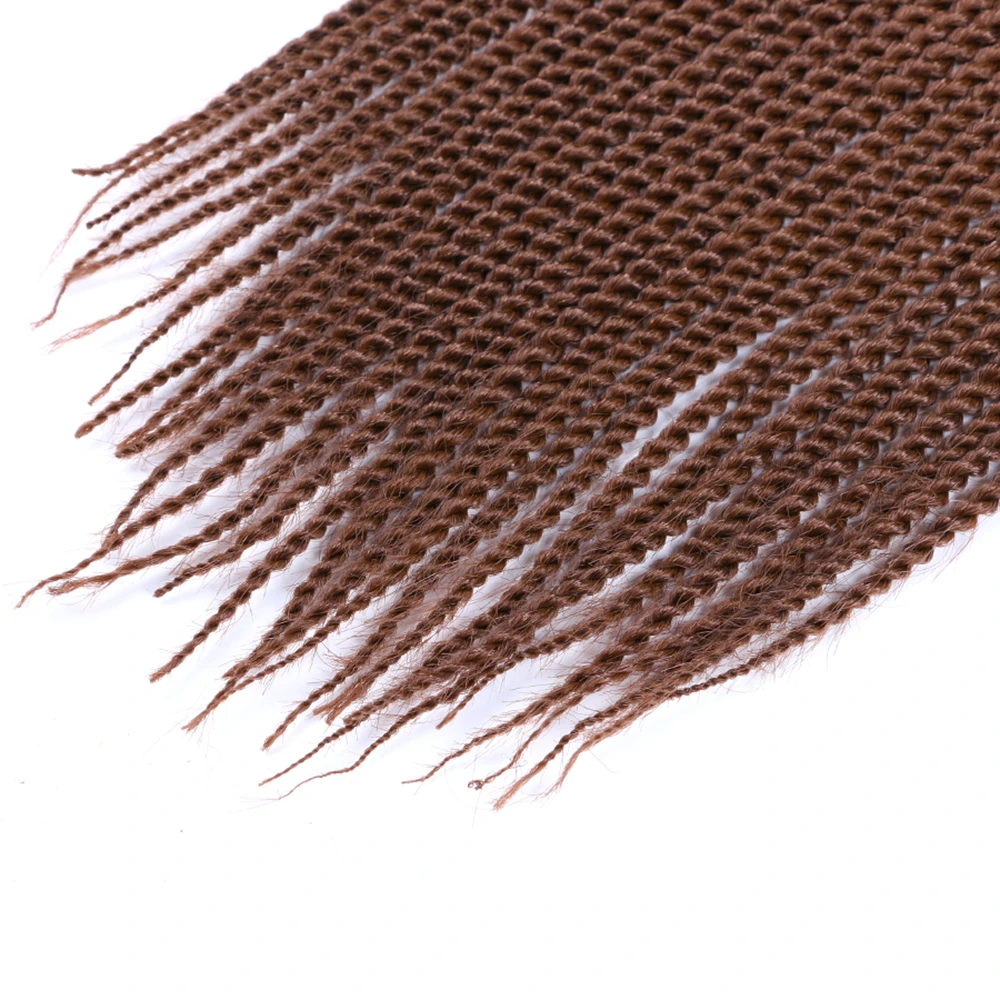 السنغالية تويست كروشيه اصطناعي تجديل الشعر 18 بوصة كروشيه اصطناعي الشعر أومبير تجديل الشعر درجة حرارة منخفضة الألياف الشعر