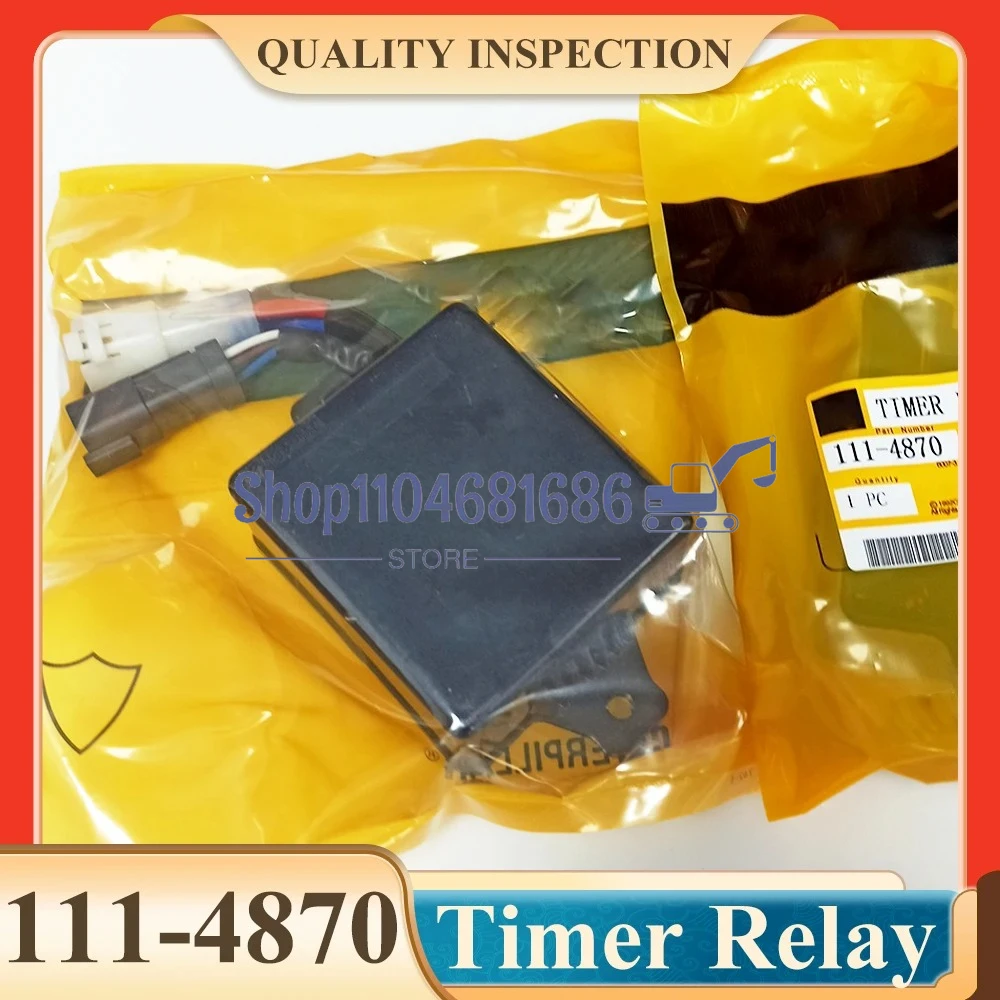 111-4870 1114870 111-4870X Timer Relay for 312B 315B 320BL 320B 325B 330B 3046 3126 M325B W345B Excavator Parts